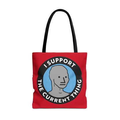 Funny Support Tote Bag, Casual Shopping Bag, Gift for Students, Trendy Tote for Everyday Use, Funny Saying, Fashion Accessories, Beach Bag