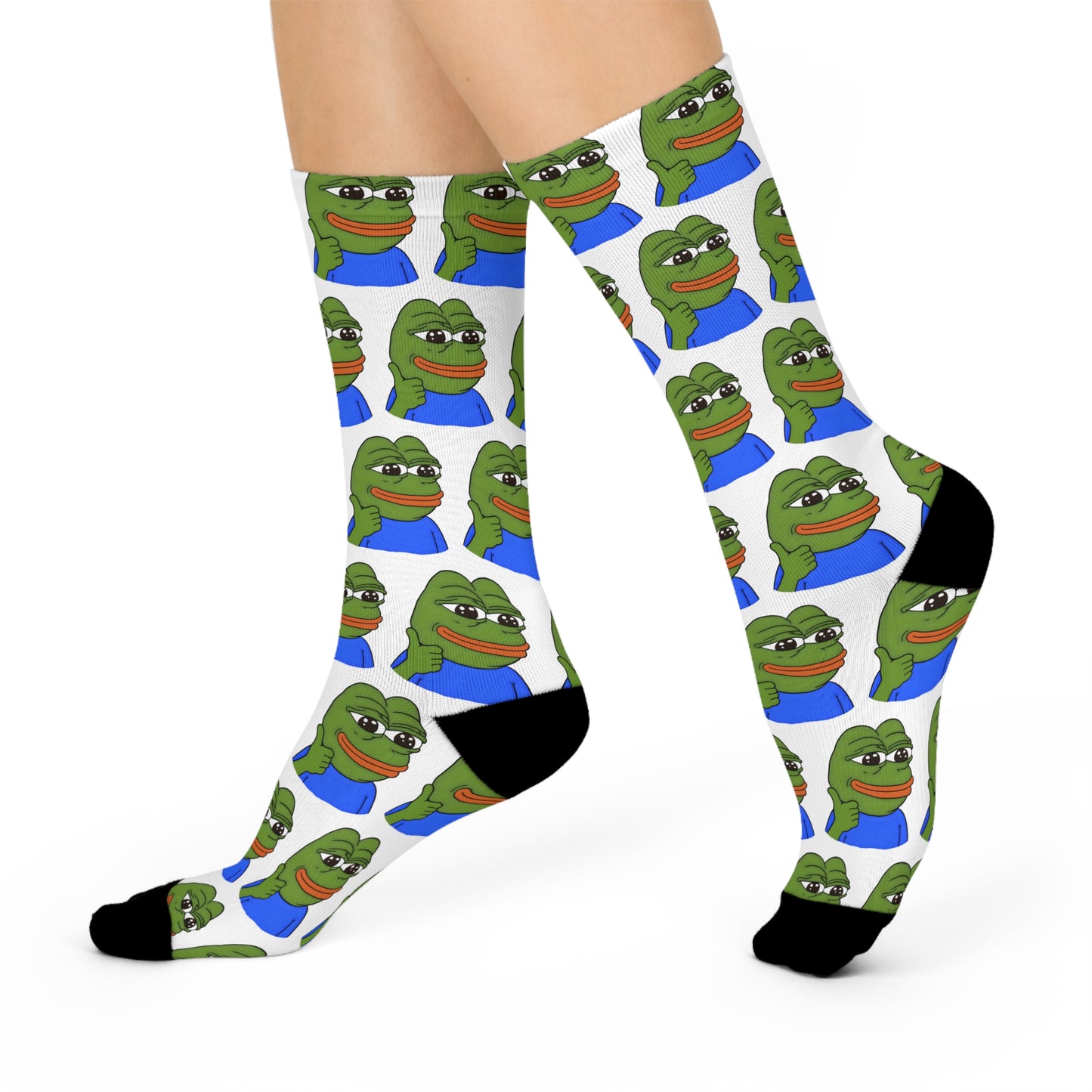 PEPE Meme | Cushion Crew Socks