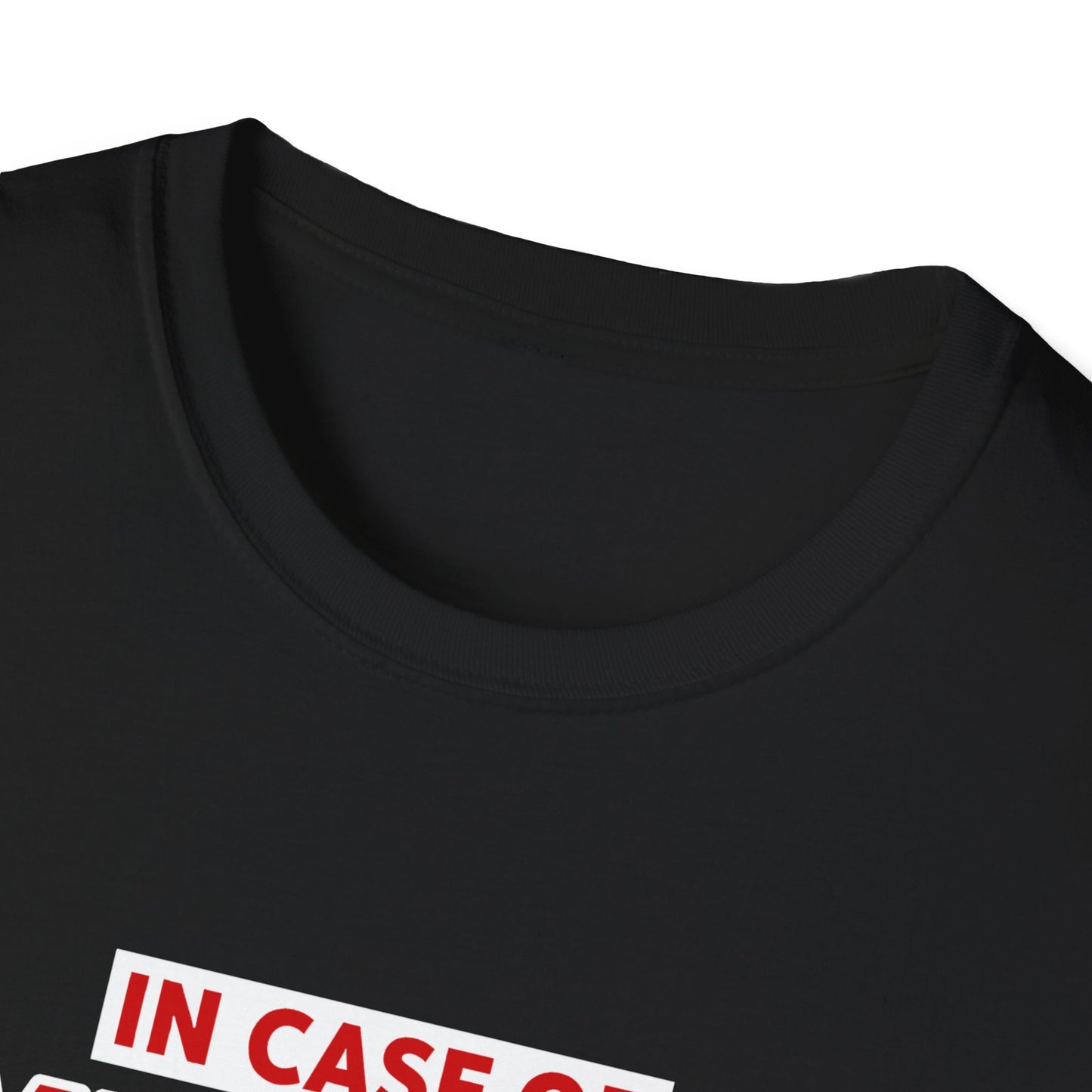 Emergency Alert Custom Text | Unisex Softstyle Tee