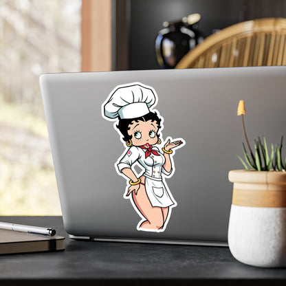 Betty Boop Chef Vinyl Decal Sticker