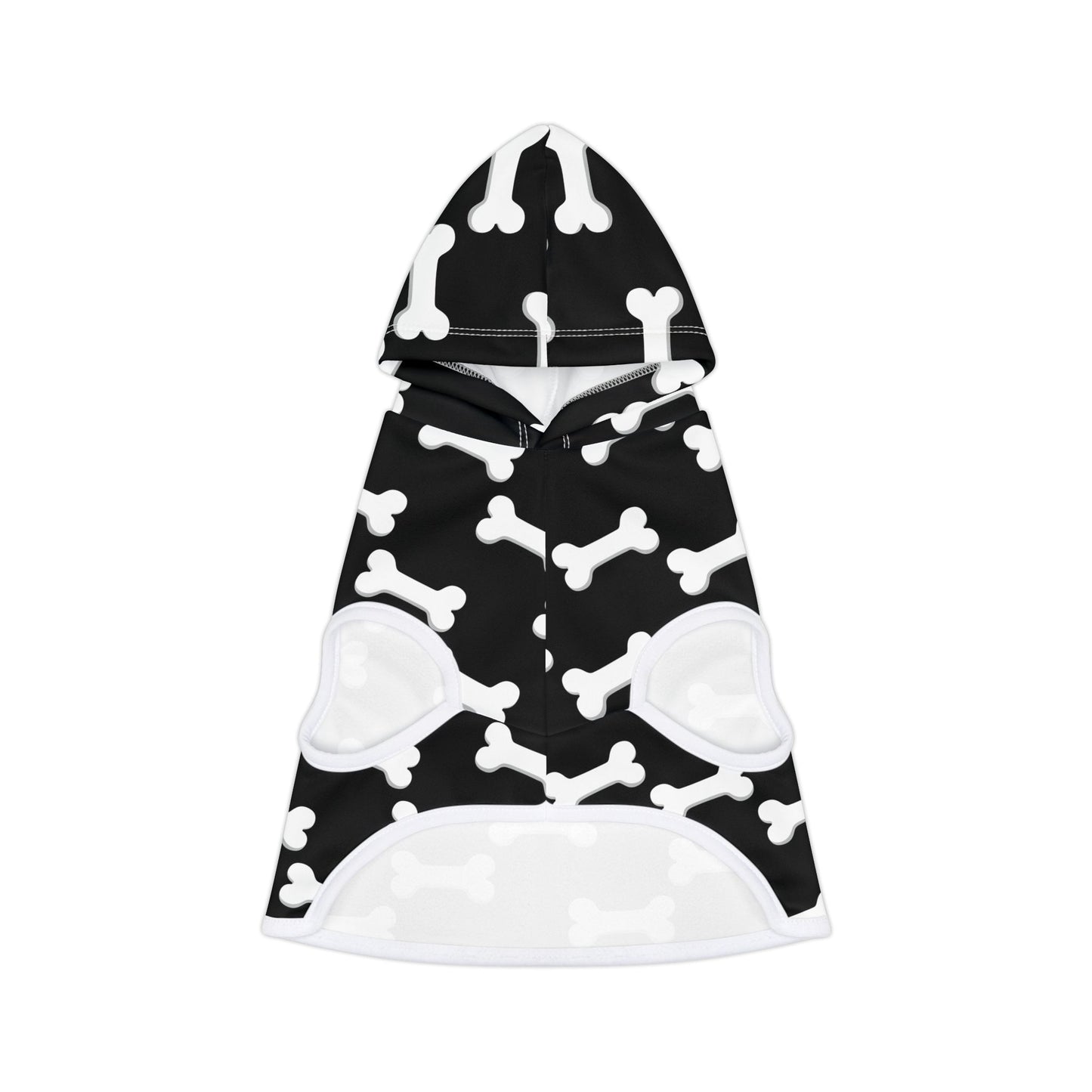 Cute Pet Hoodie with Bone Design, Perfect for Dog Lovers, Cats, Pet Apparel, Cozy Pet Wear