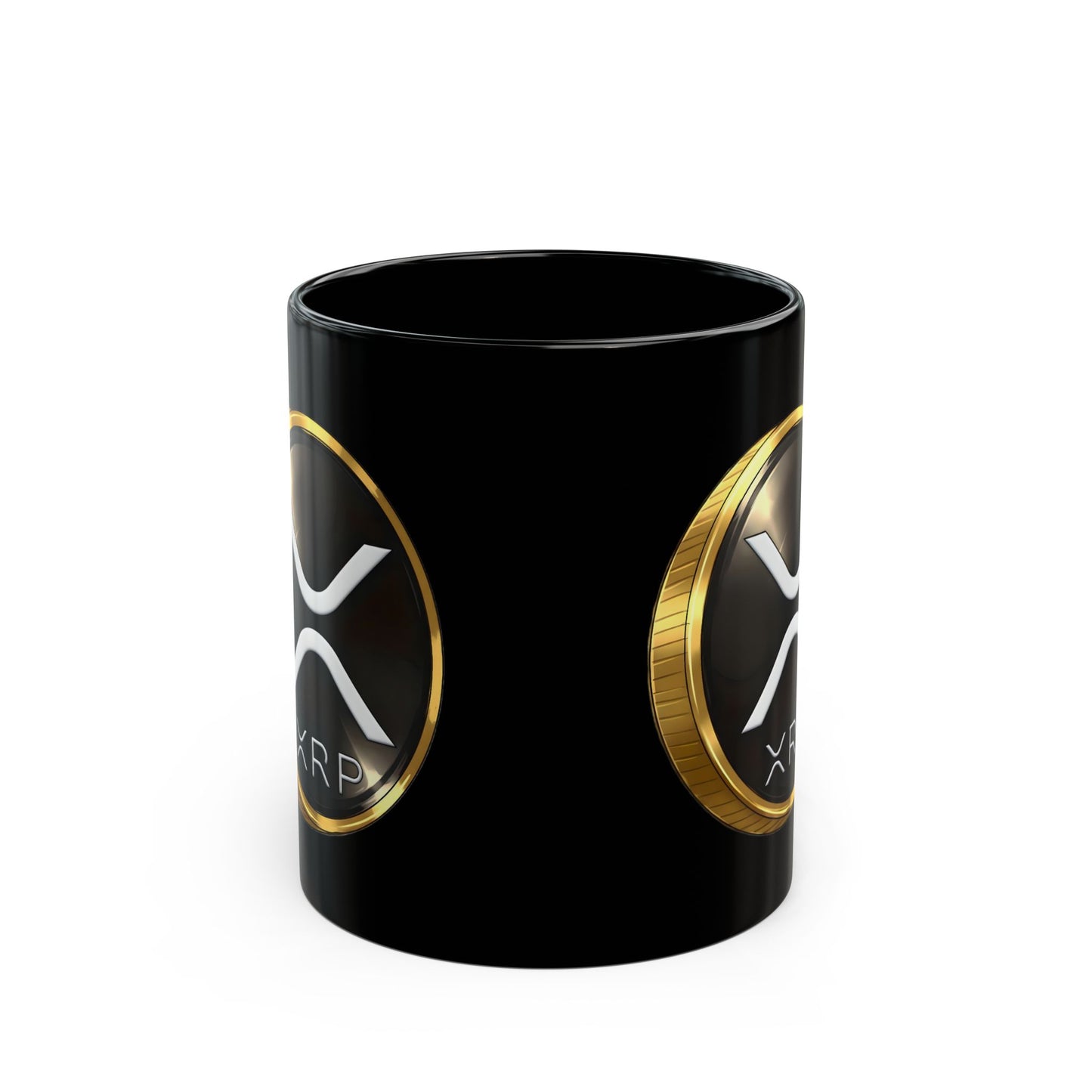 XRP Crypto Coin Black Mug - Coffee Cup
