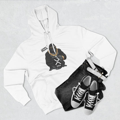 Hodl XRP Graphic Hoodie, Cryptocurrency Apparel, Funny Crypto Sweatshirt, Gifts for Crypto Enthusiasts, Stylish Fleece Hoodie