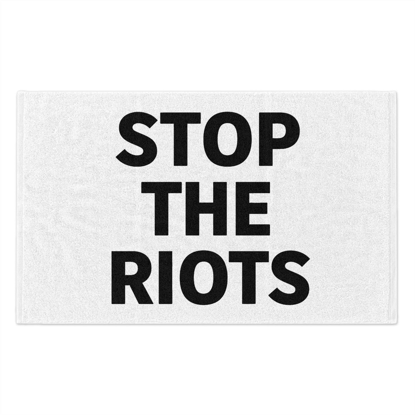 Statement Rally Towel - Stop the Riots