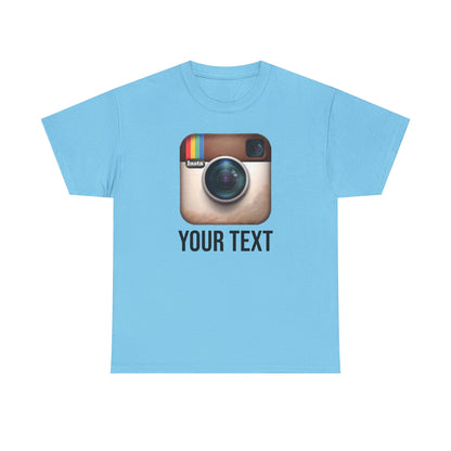 Custom Instagram | Unisex Heavy Cotton Tee