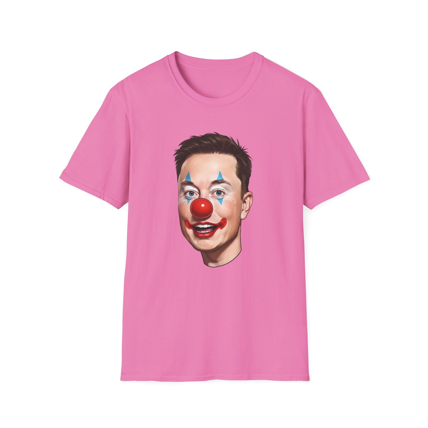 Elon Musk Clown Face | Unisex Softstyle T-Shirt