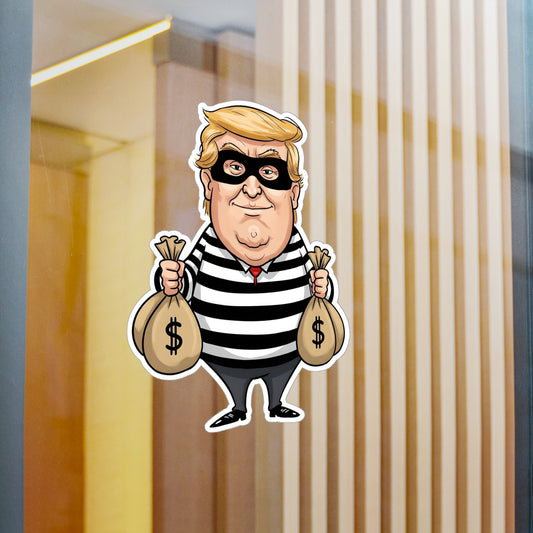 Felon Trump Crook Vinyl Decal - Anti Trump Sticker