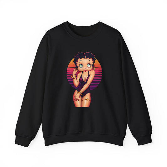 Betty Boop-Inspired Vintage Sweatshirt