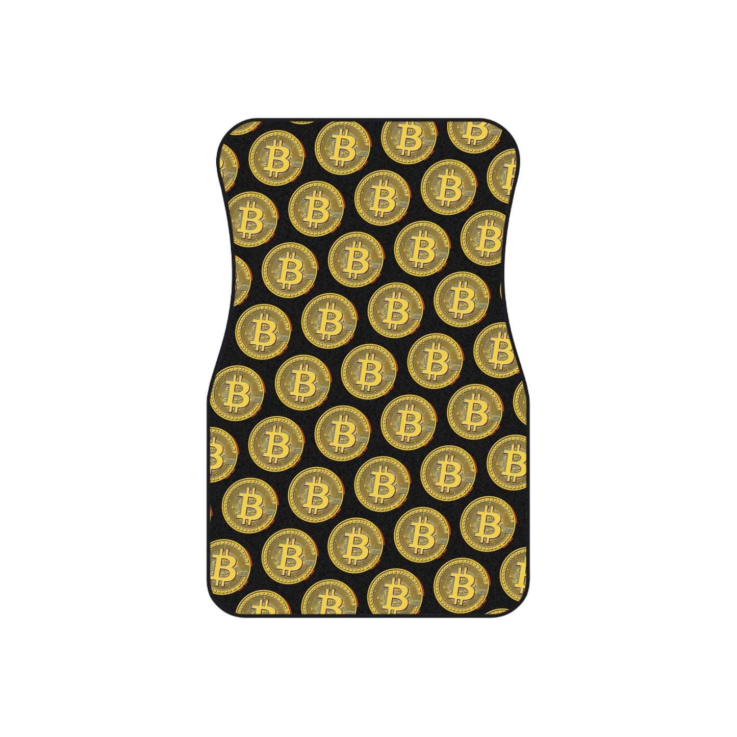 Bitcoin Car Mats Set A - Stylish Floor Mats for Crypto Enthusiasts