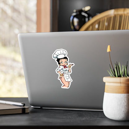 Betty Boop Chef Vinyl Decal Sticker