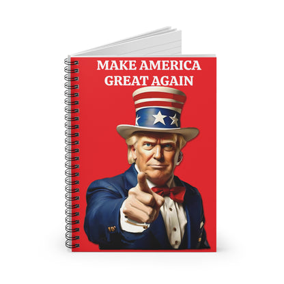 Pro Trump MAGA | Spiral Notebook - Ruled Line