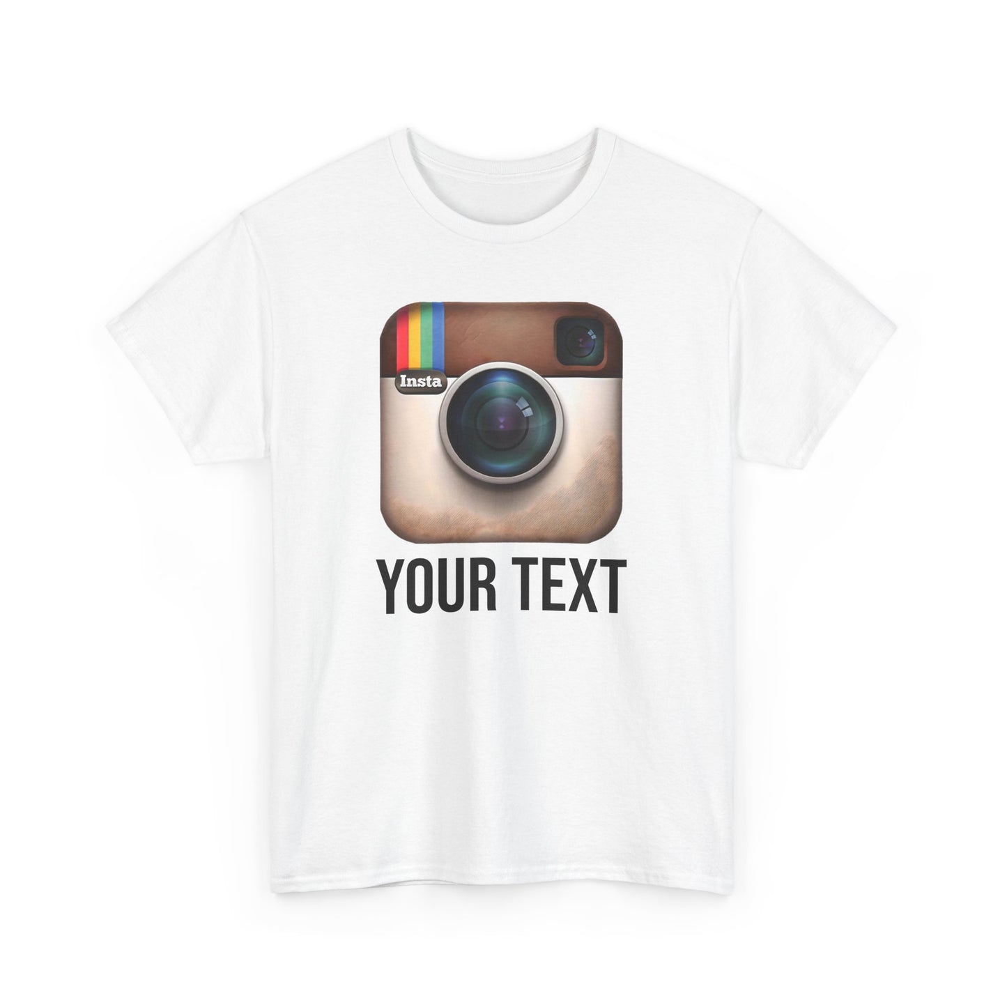 Custom Instagram | Unisex Heavy Cotton Tee