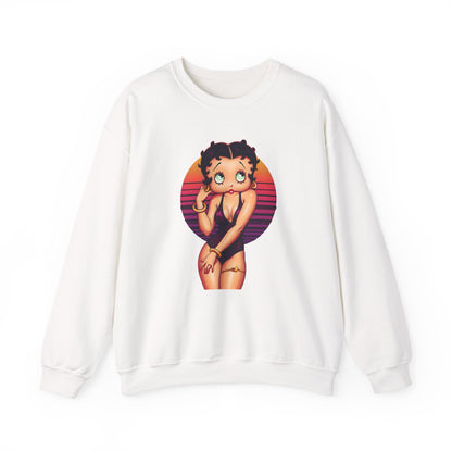 Betty Boop-Inspired Vintage Sweatshirt