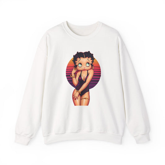 Betty Boop-Inspired Vintage Sweatshirt