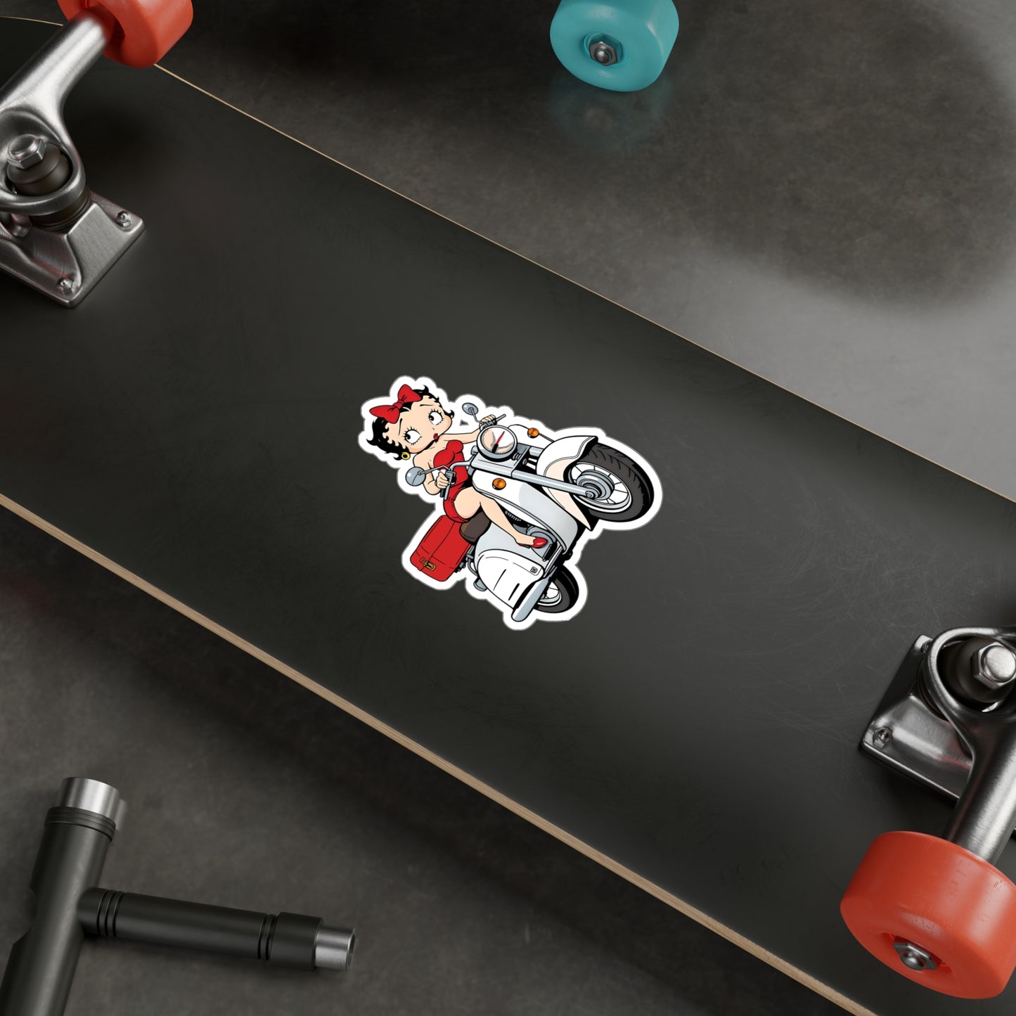 Betty Boop Scooter | Kiss-Cut Vinyl Decals