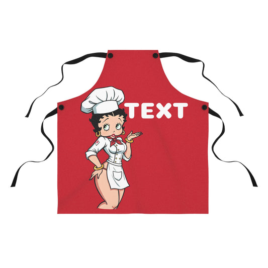 Custom Betty Boop Chef Apron