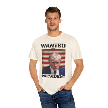 Wanted for President - Trump T-Shirt