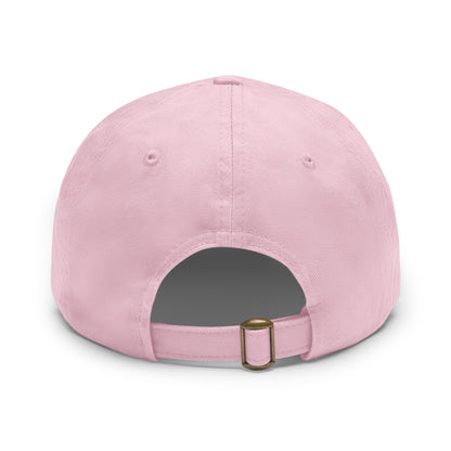 Trump 45-47 | Dad Hat with Leather Patch (Round)