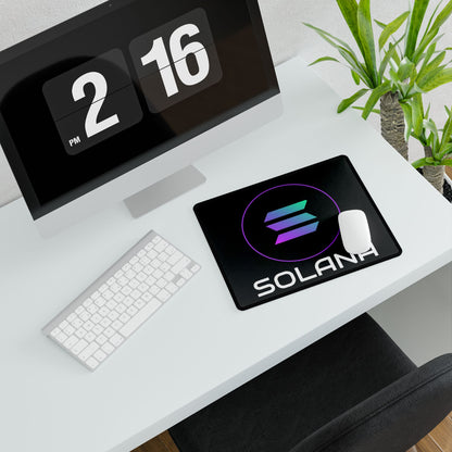 Sleek Solana Crypto Desk Mat