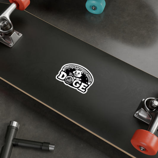 D.o.g.e Government Efficiency - Kiss Cut Vinyl Decal