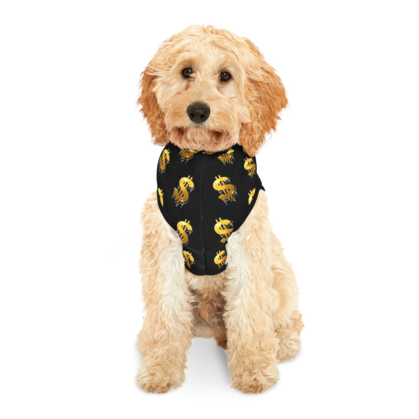 Gold Dollar Sign | Pet Hoodie