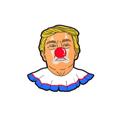 Anti-Trump Clown 1 - Kiss Cut Vinyl Sticker