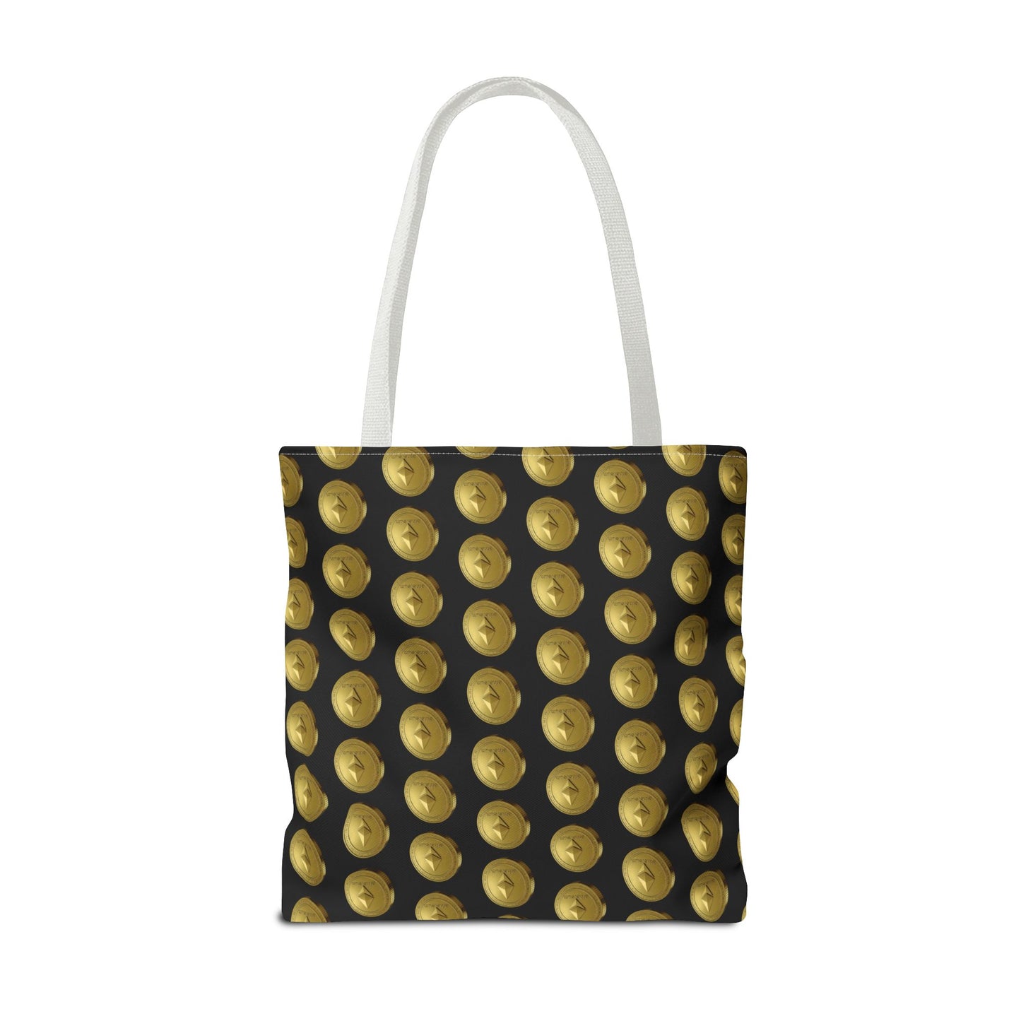 Ethereum Crypto Coin Pattern Tote Bag | Perfect for Gifts, Shopping, Beach Days, or Events