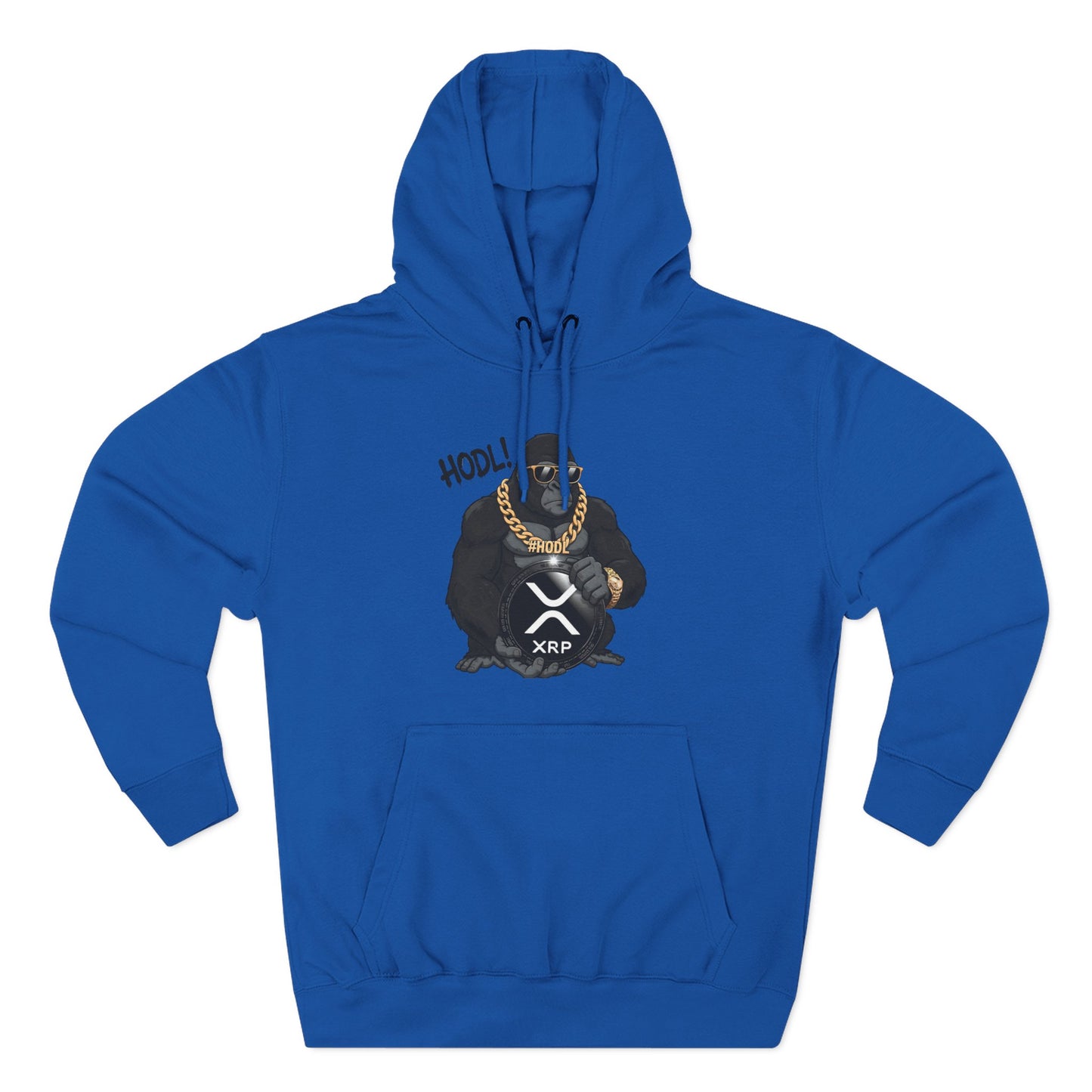Hodl XRP Graphic Hoodie, Cryptocurrency Apparel, Funny Crypto Sweatshirt, Gifts for Crypto Enthusiasts, Stylish Fleece Hoodie