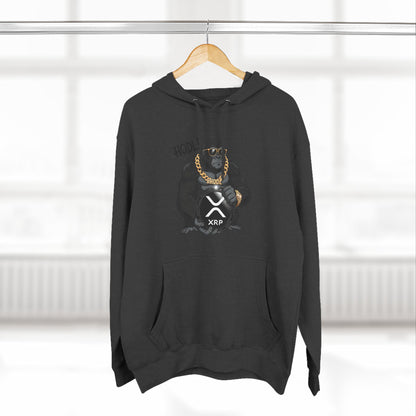 Hodl XRP Graphic Hoodie, Cryptocurrency Apparel, Funny Crypto Sweatshirt, Gifts for Crypto Enthusiasts, Stylish Fleece Hoodie