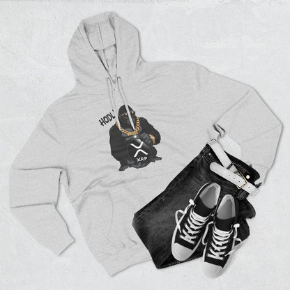 Hodl XRP Graphic Hoodie, Cryptocurrency Apparel, Funny Crypto Sweatshirt, Gifts for Crypto Enthusiasts, Stylish Fleece Hoodie
