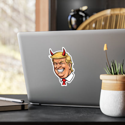 Devilish Kiss-Cut Vinyl Decals - Fun & Bold Stickers for Home Decor and Gifting