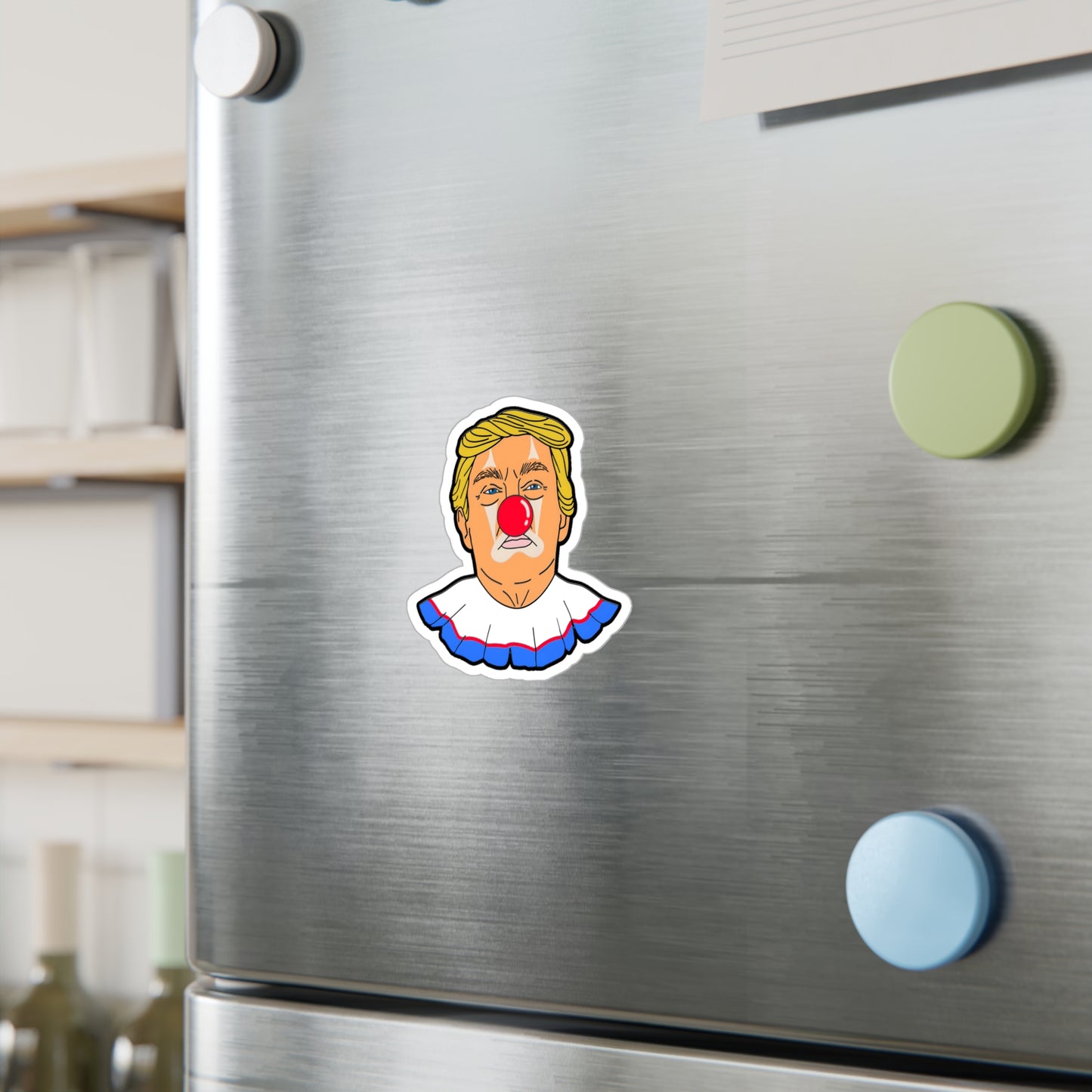 Anti-Trump Clown 1 - Kiss Cut Vinyl Sticker