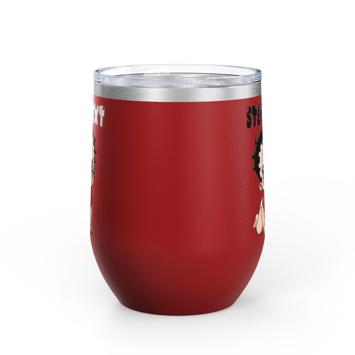 Personalized Baby Boop - Wine Tumbler - Custom Text 12oz