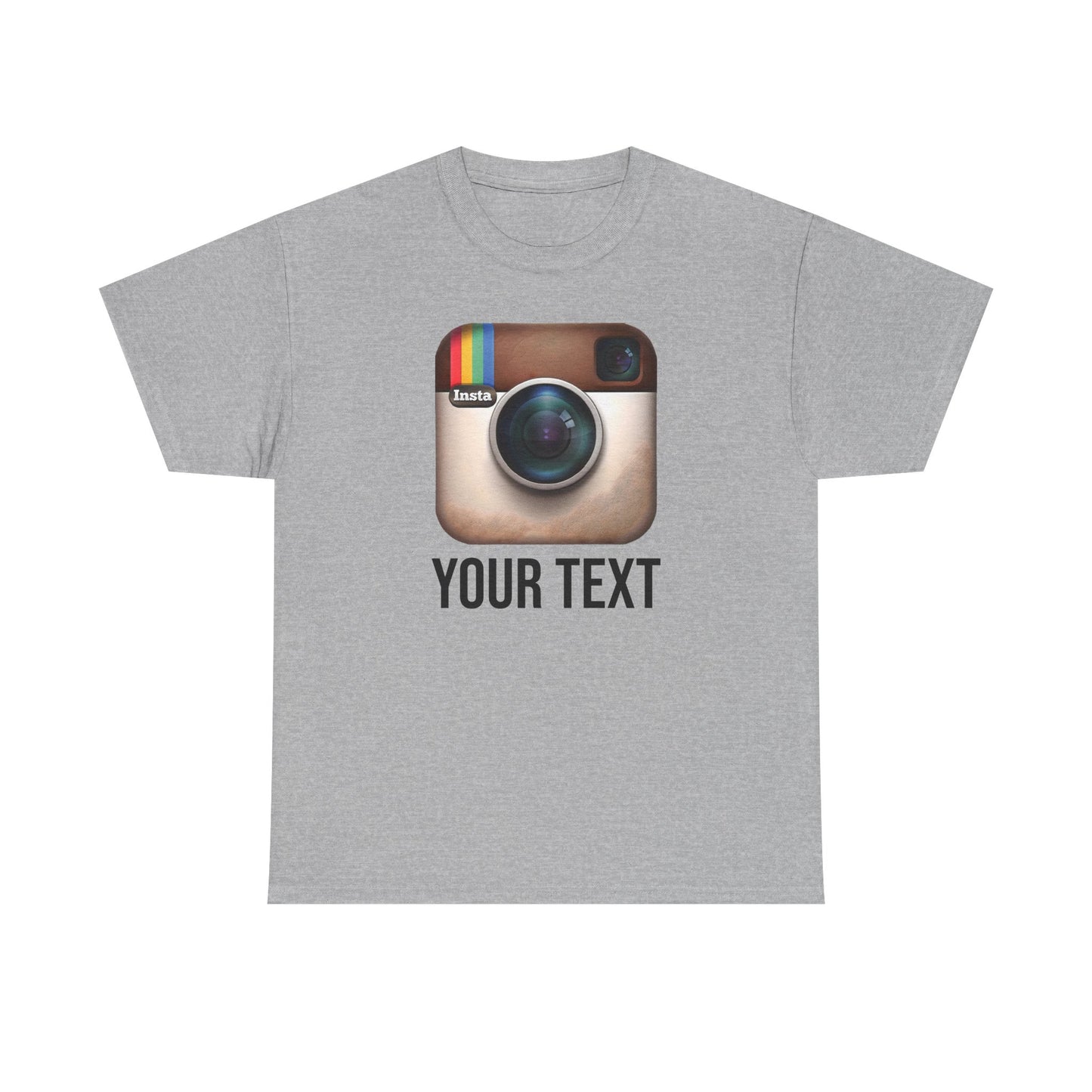 Custom Instagram | Unisex Heavy Cotton Tee