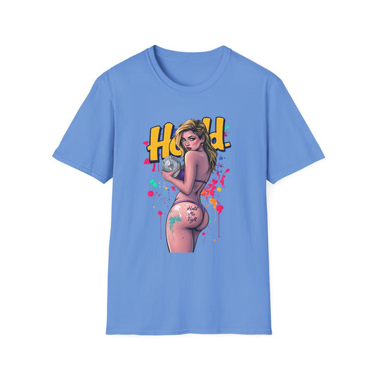 Ethereum Babe Hold Graphic Tee - Unisex Soft Style Tee