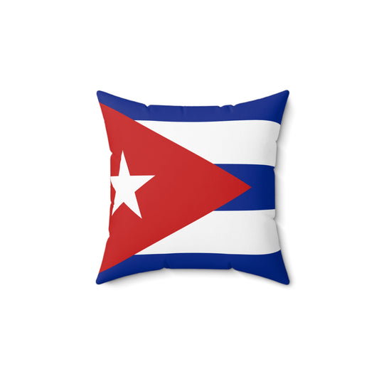 Cuban Spun Polyester Square Pillow - Global