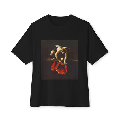 Artistic Angel/Devil Reflection | Unisex Oversized Boxy Tee