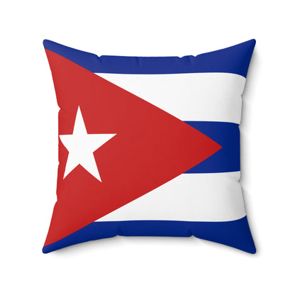 Cuban Spun Polyester Square Pillow - Global