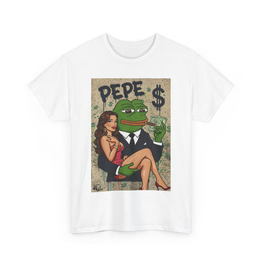 PEPE Rich - Crypto Unisex Heavy Cotton Tee