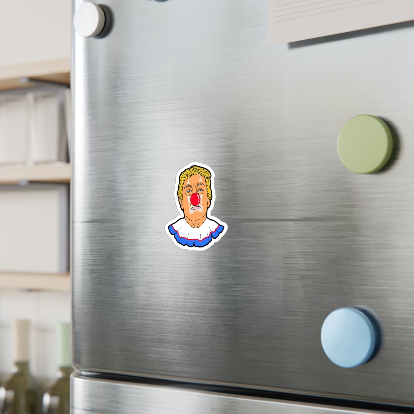 Anti-Trump Clown 1 - Kiss Cut Vinyl Sticker