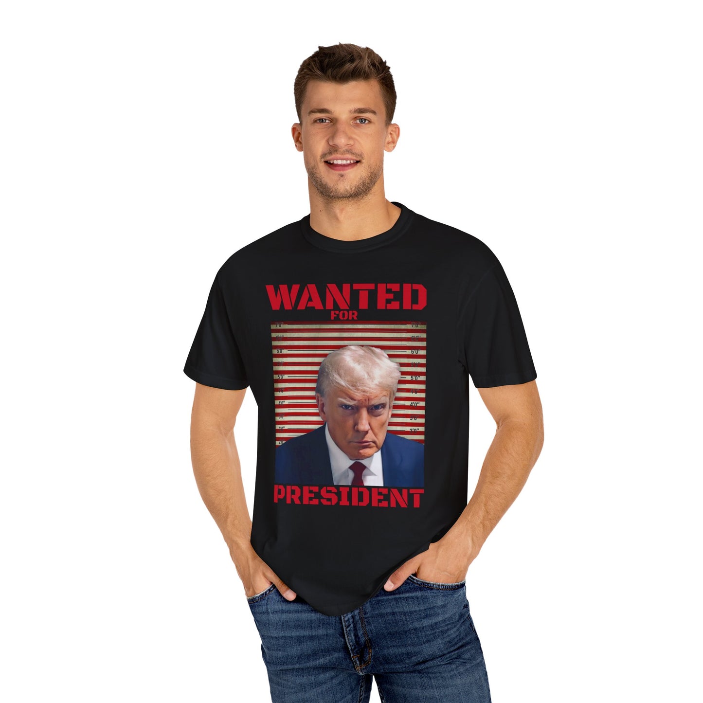Wanted for President - Trump T-Shirt