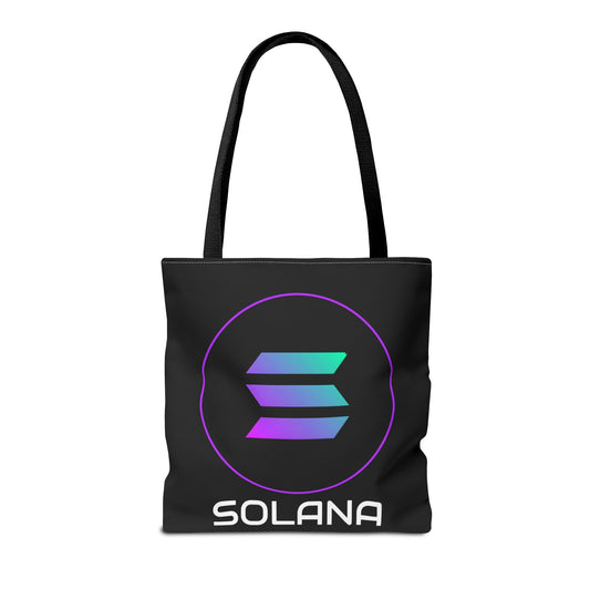 Solana Logo Tote Bag - Stylish & Practical Carryall for Crypto Enthusiasts