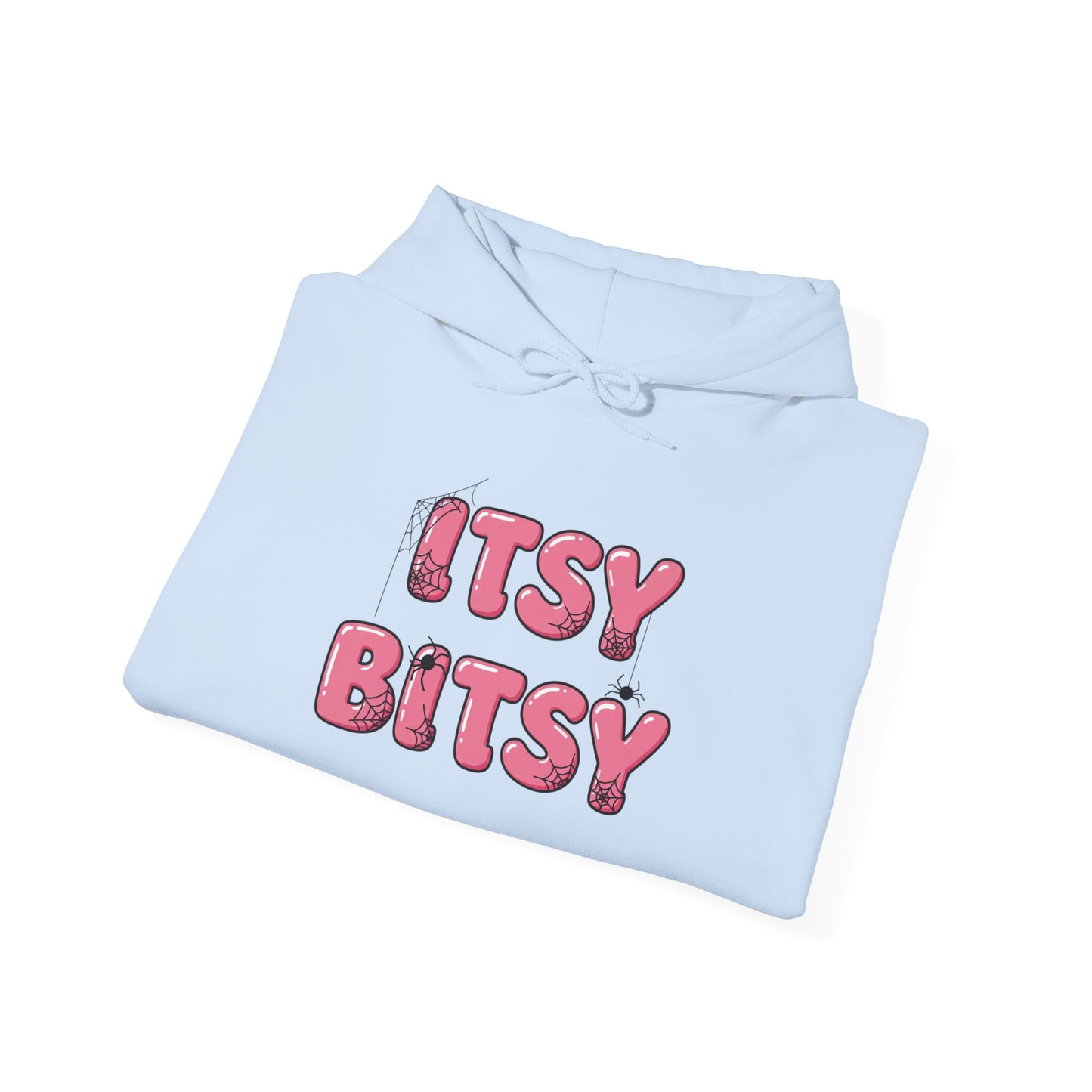 Itsy Bitsy Hoodie for Cozy Days, Perfect Gift for Friends, Cute Comfort Wear, Unique Statement Sweatshirt, Ideal for Spring Gatherings