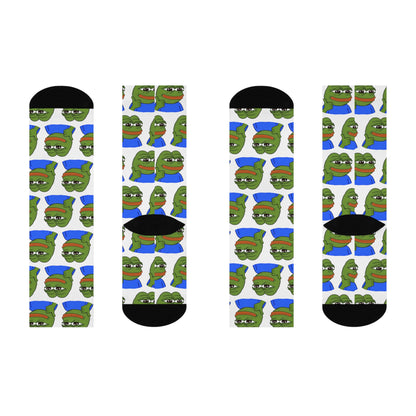 PEPE Meme | Cushion Crew Socks