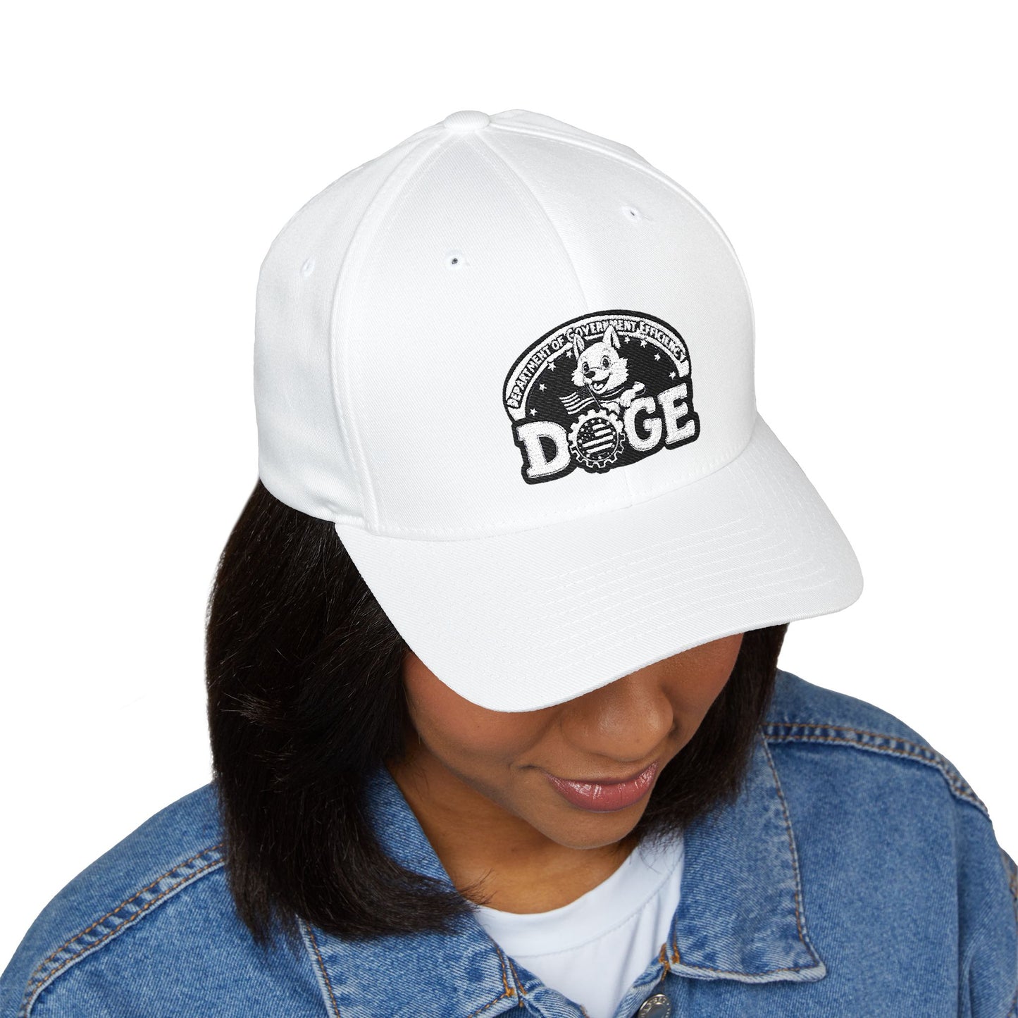 Doge Embroidered Cap - Fun & Stylish Structured Hat for Casual Wear