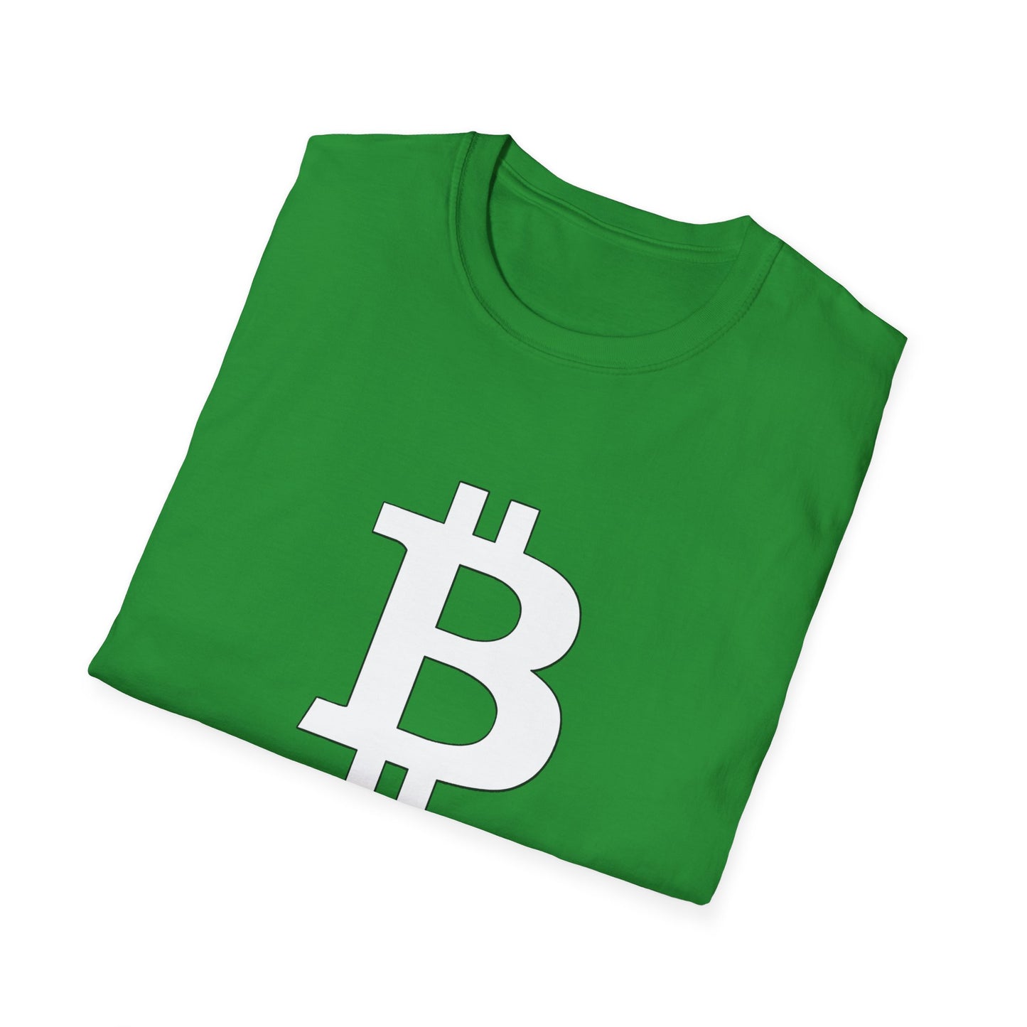 Bitcoin white logo | Softstyle T-Shirt