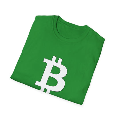 Bitcoin white logo | Softstyle T-Shirt
