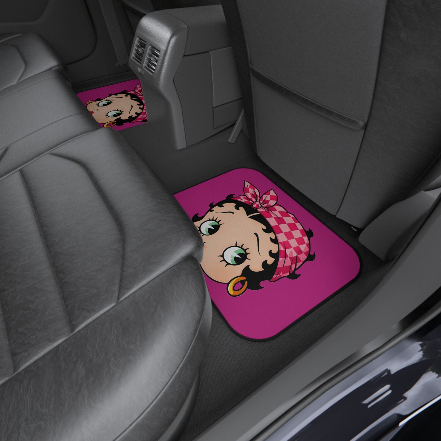 BETTY BOOP - Customizable Car Mats - Set of 4 Pink Decor
