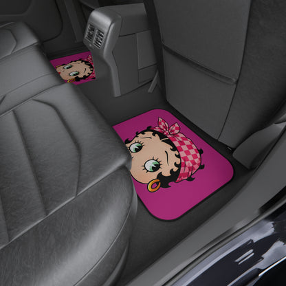 BETTY BOOP - Customizable Car Mats - Set of 4 Pink Decor