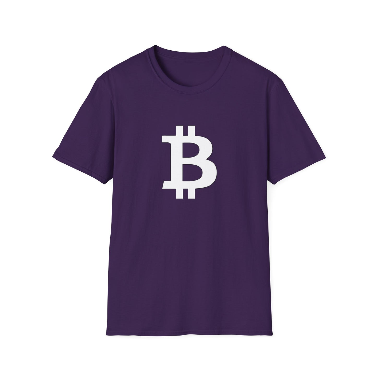 Bitcoin white logo | Softstyle T-Shirt